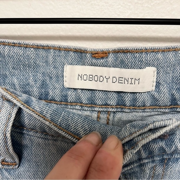 NOBODY DENIM Rudi Relaxed Fit Wide Leg Straight Jean Size 25 - Picture 5 of 11